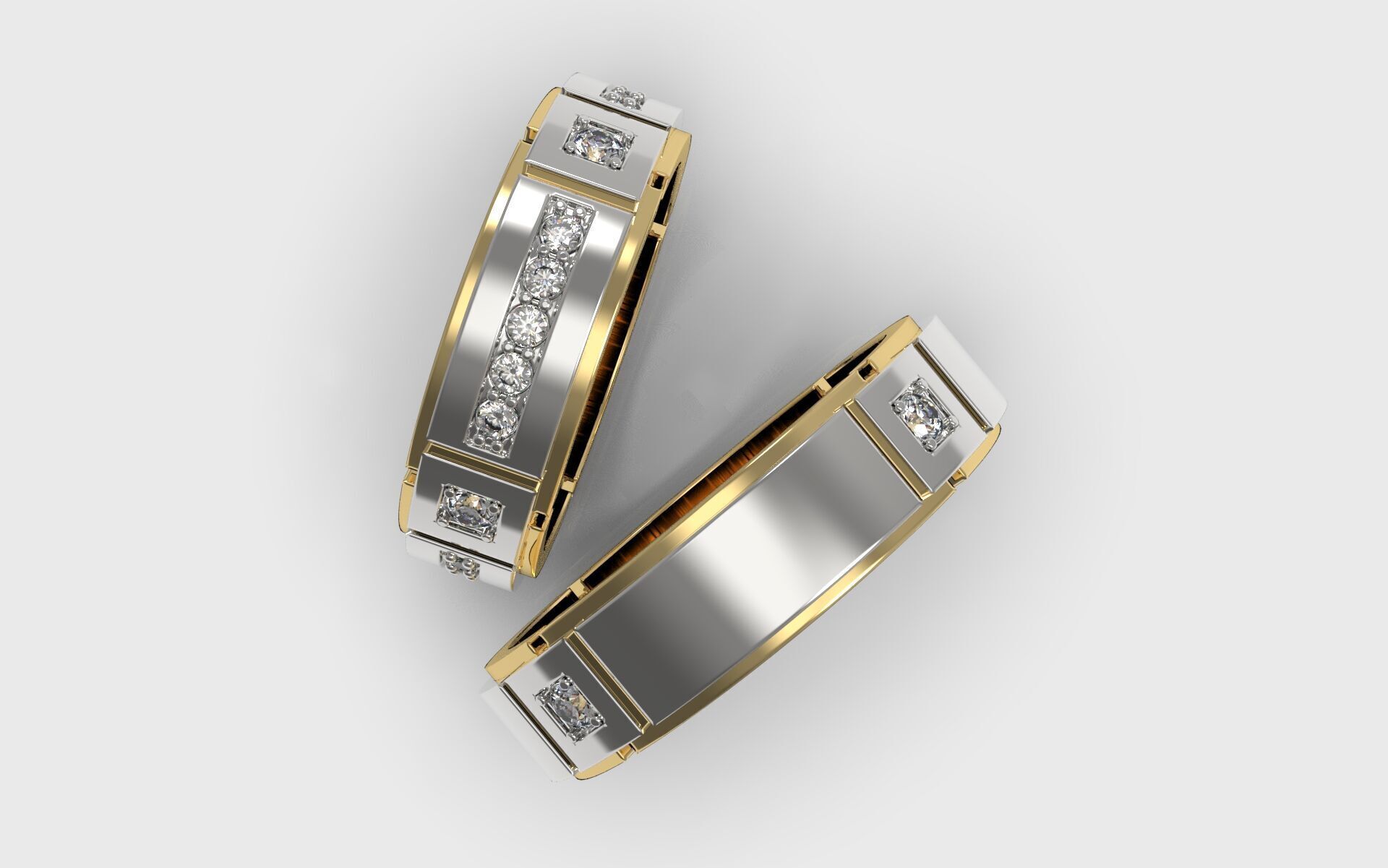 Wedding Band 3D print model_5