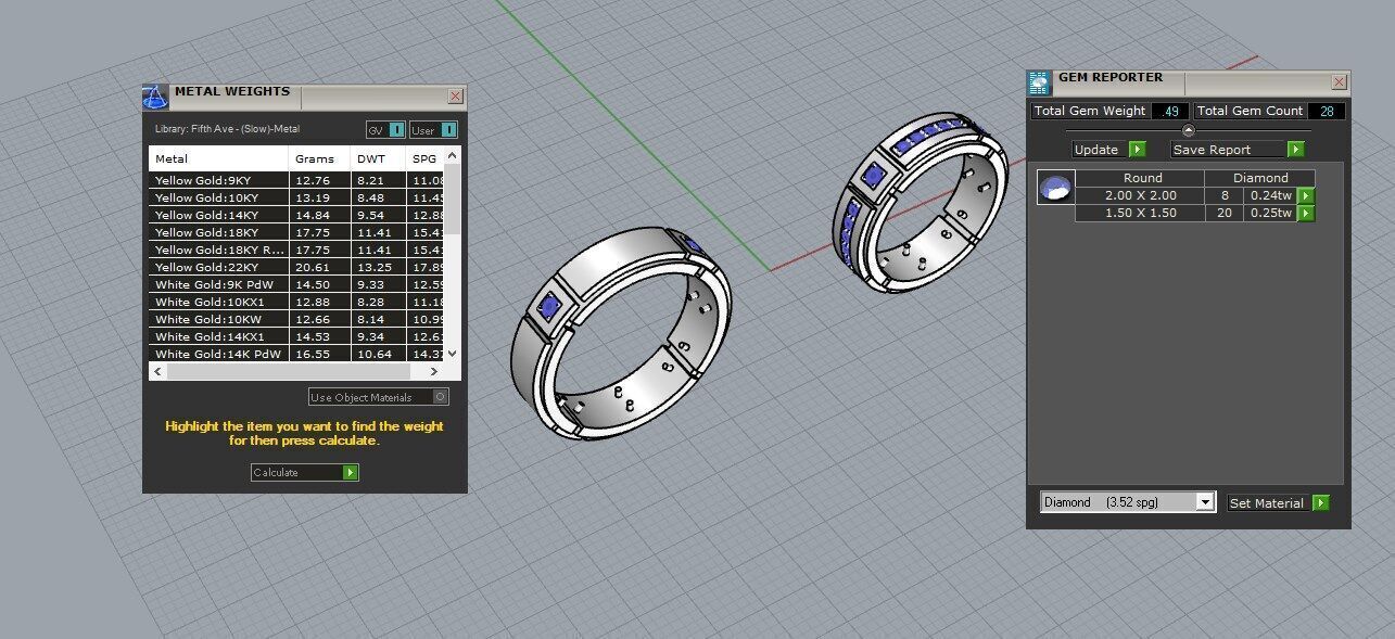 Wedding Band 3D print model_7