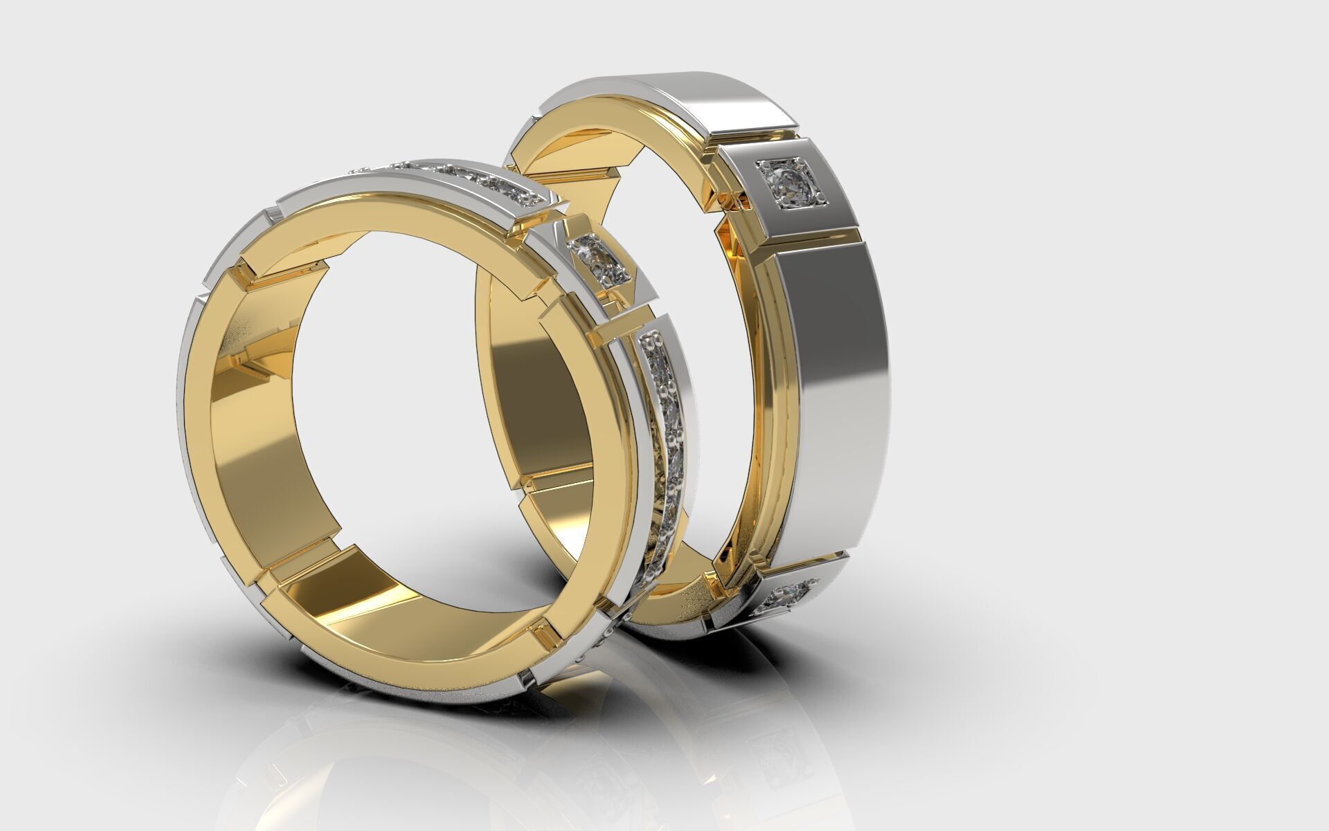 Wedding Band 3D print model_1