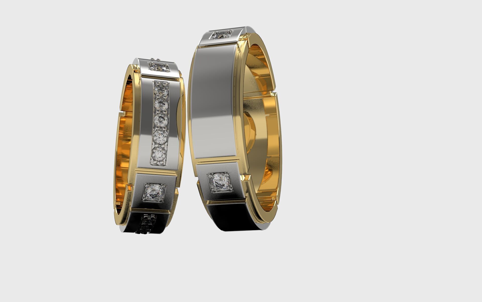 Wedding Band 3D print model_2
