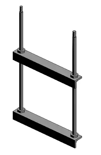 CABLE TRAY HANGER - 2 LEVEL SUPPORT