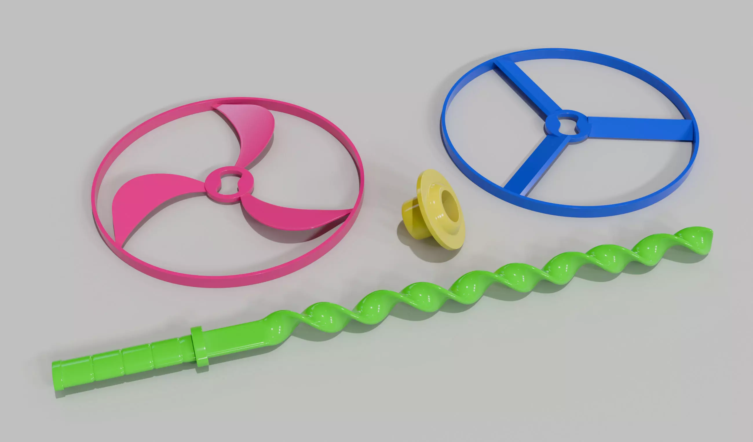 Juego helice voladora 3D print model