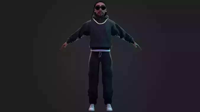 Hip-Hop Stylized Male Character