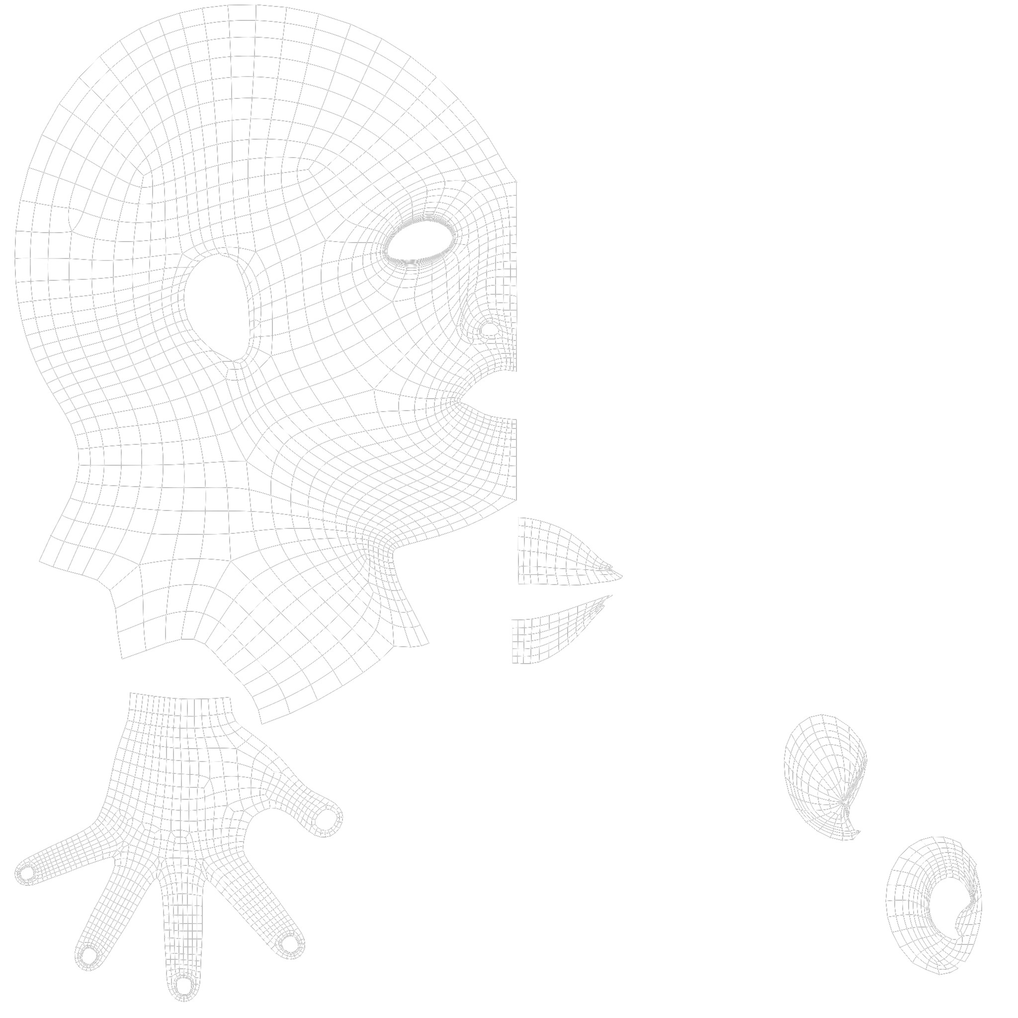 Hip-Hop Stylized Male Character 3D model_15