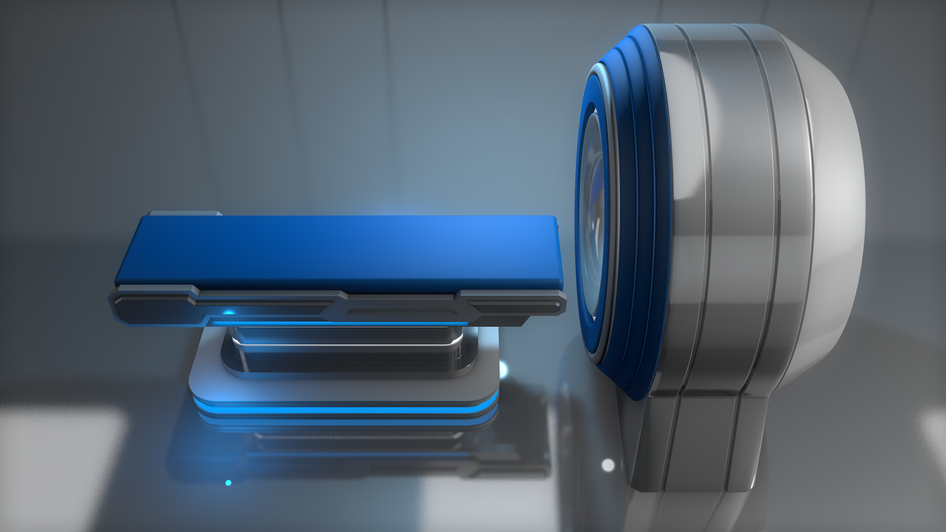 X Ray Machine 3D model_4