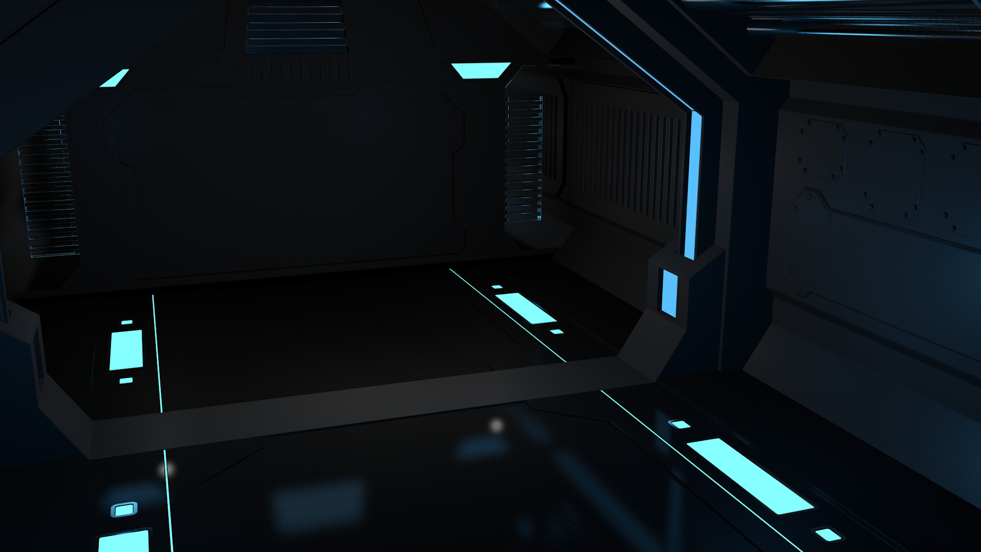 Sci Fi Interior 3D model_8