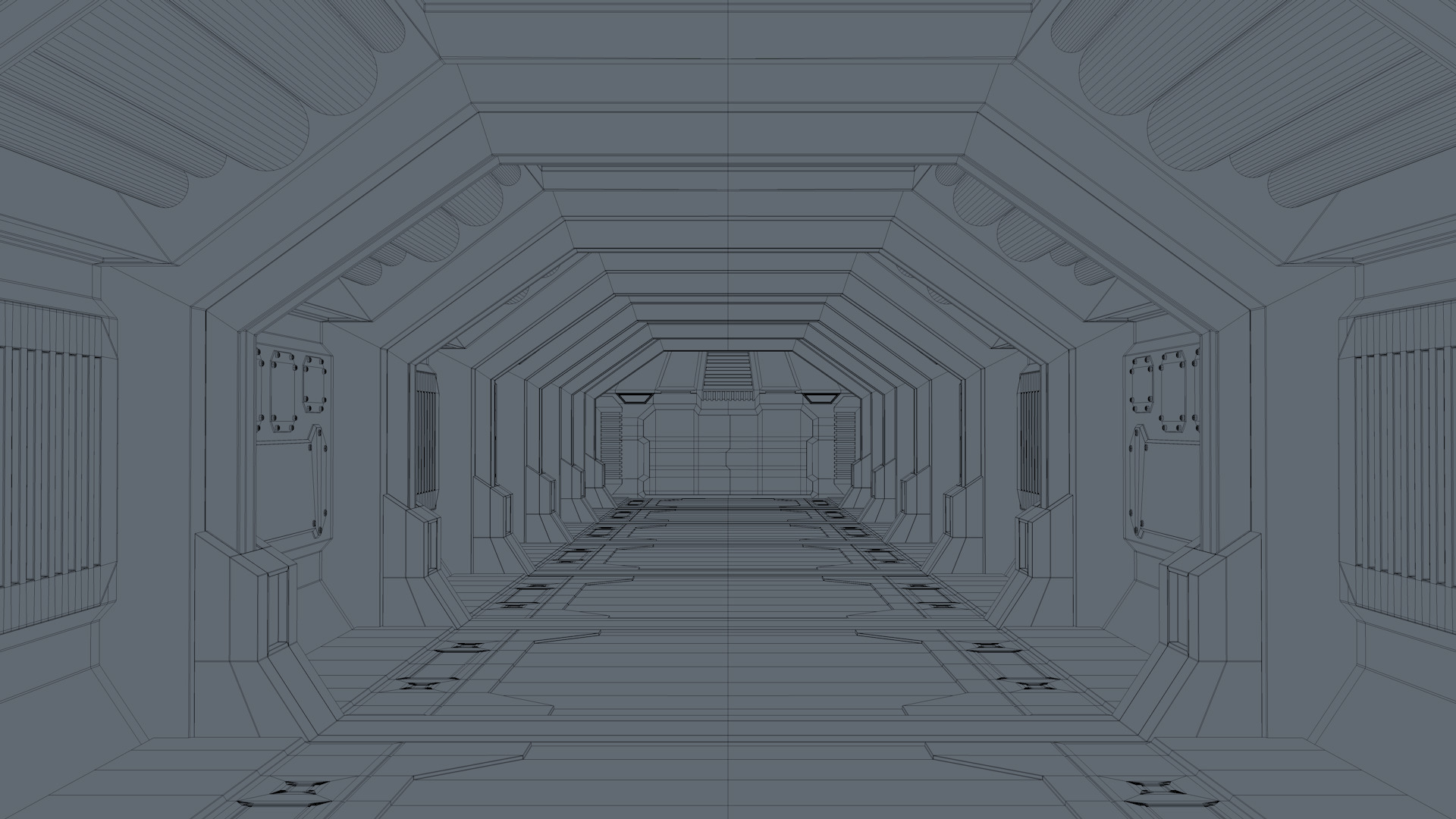 Sci Fi Interior 3D model_13