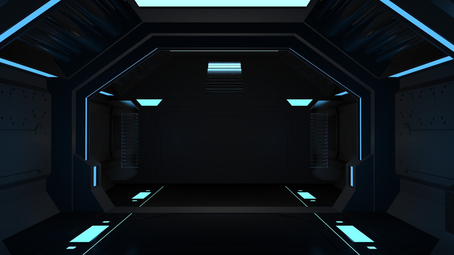Sci Fi Interior 3D model_9