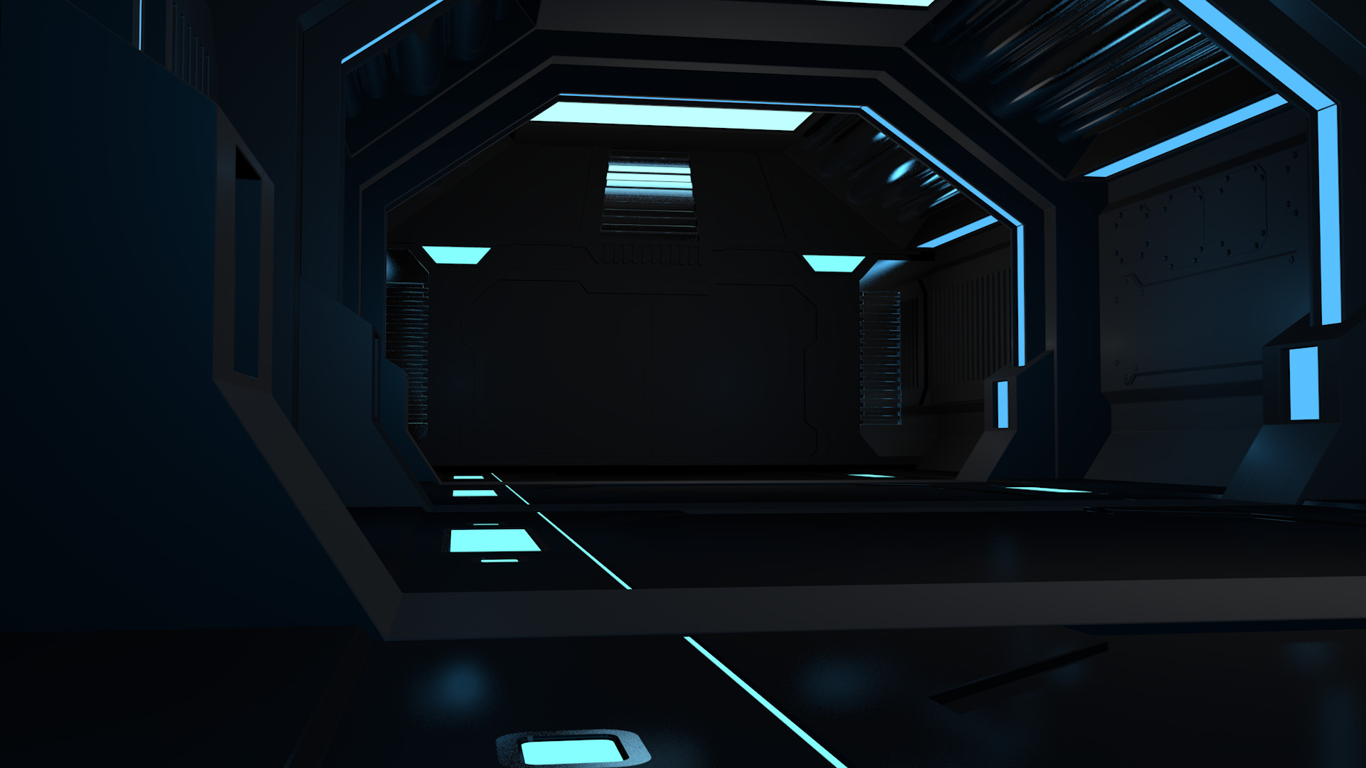 Sci Fi Interior 3D model_6