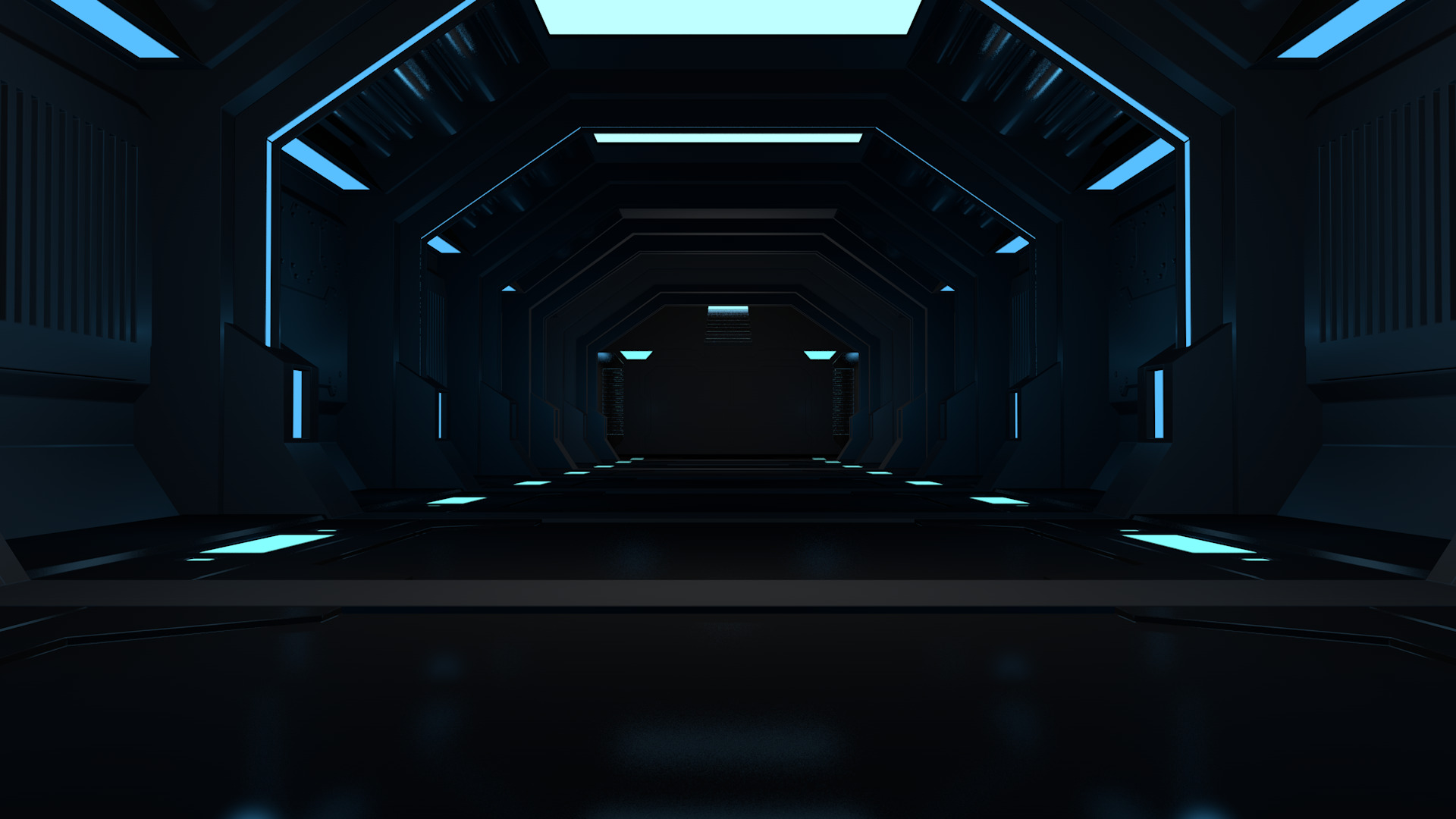 Sci Fi Interior 3D model_4