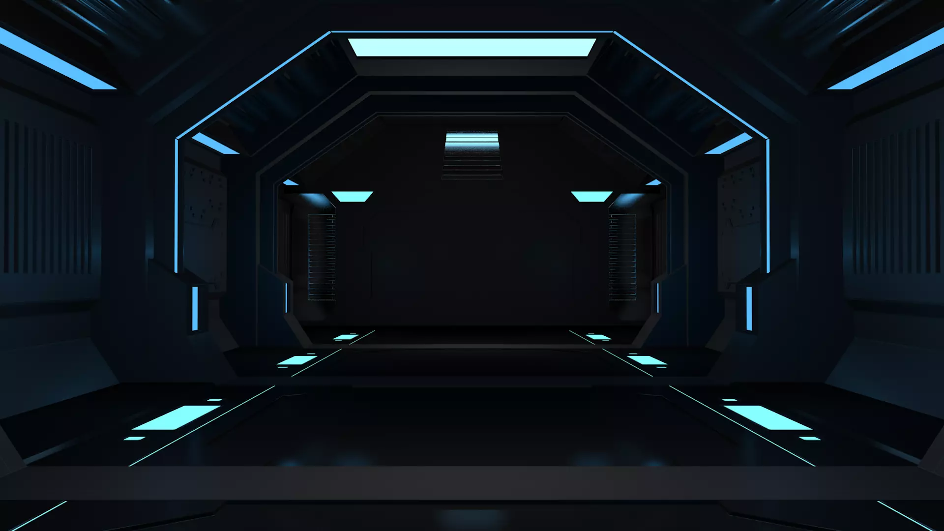 Sci Fi Interior 3D model_0
