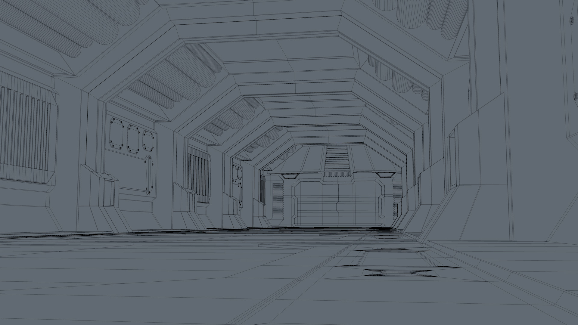 Sci Fi Interior 3D model_12