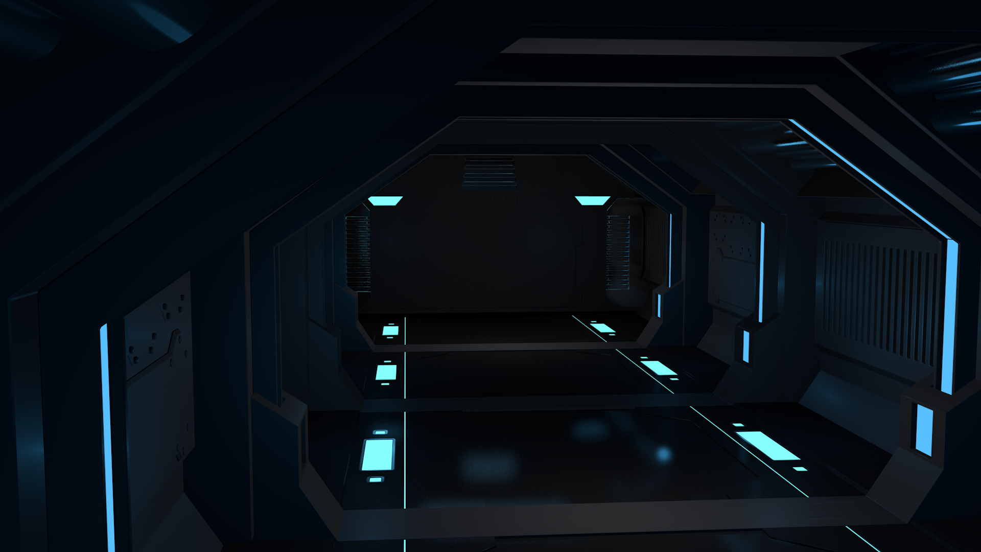 Sci Fi Interior 3D model_5