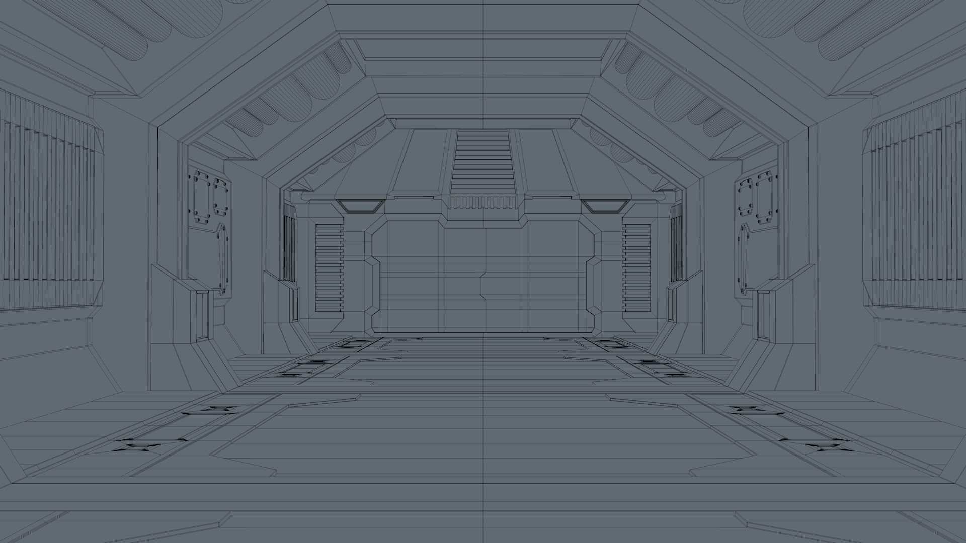 Sci Fi Interior 3D model_10