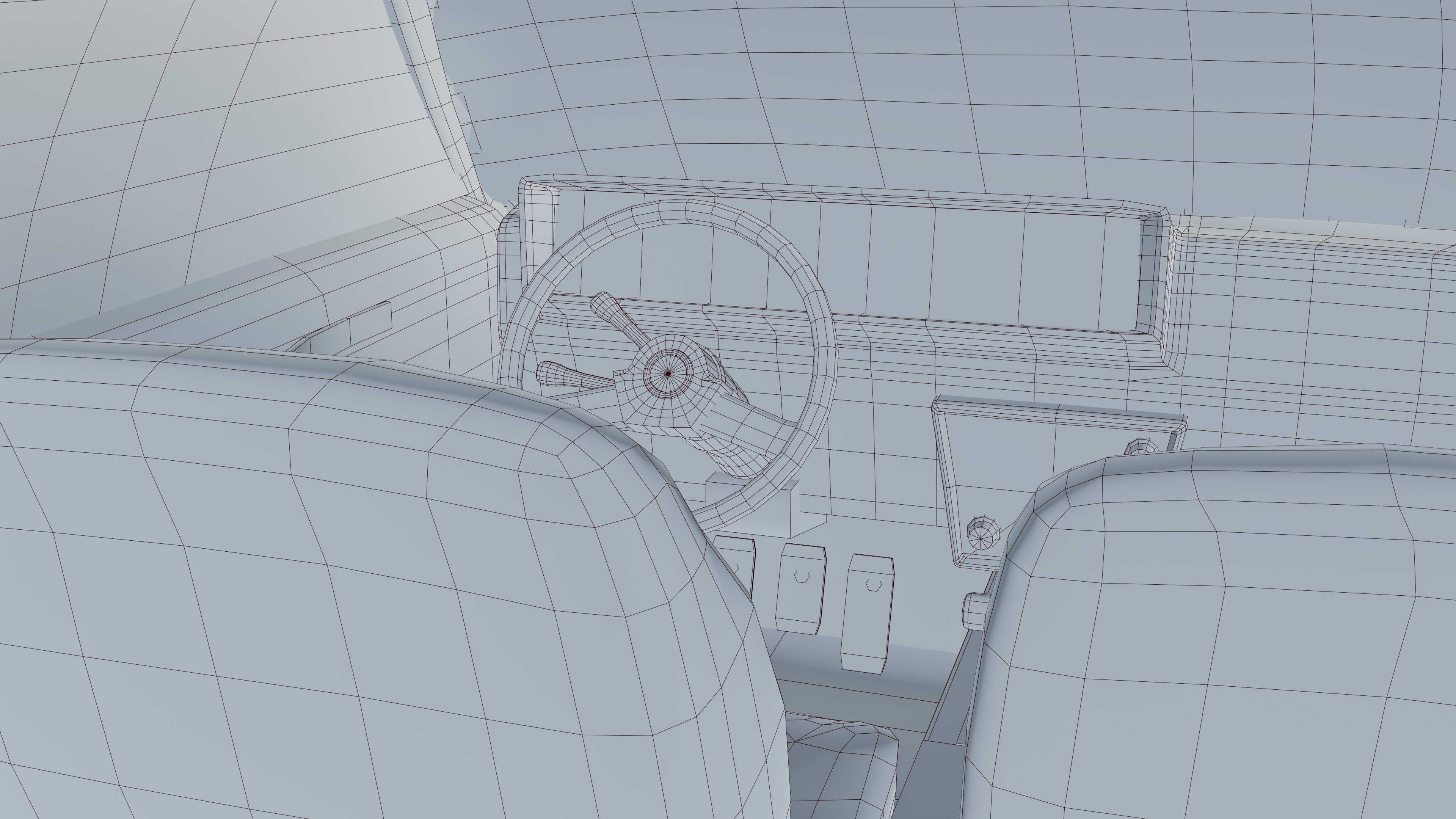 VEHICLES - Car 09 - LOW POLY Low-poly 3D model_6