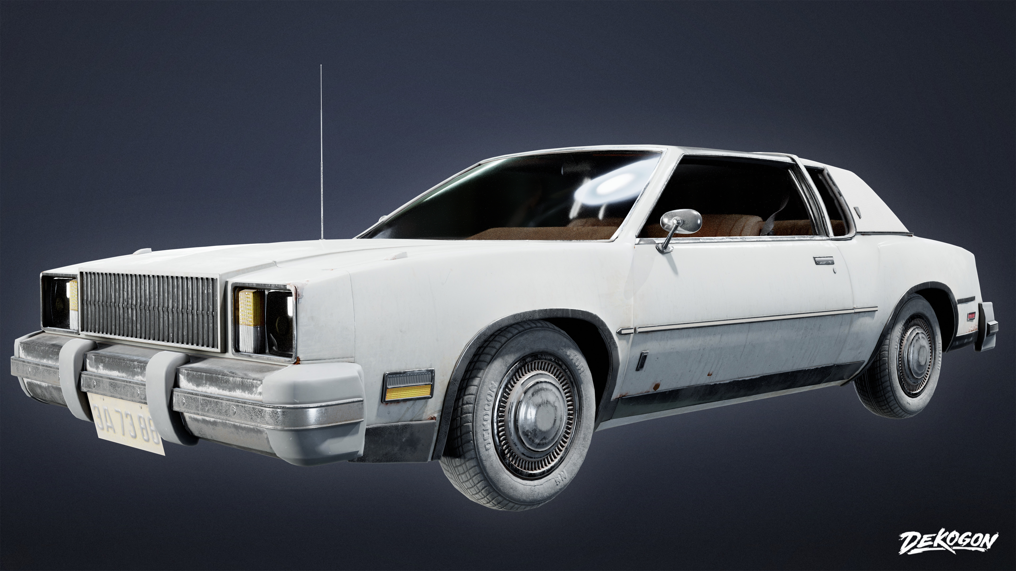 VEHICLES - Car 09 - LOW POLY Low-poly 3D model_1