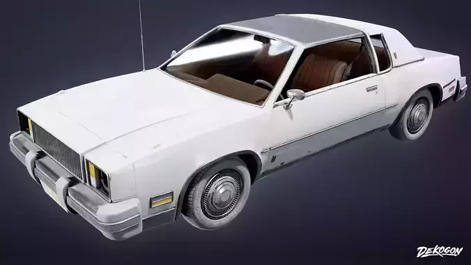 VEHICLES - Car 09 - LOW POLY Low-poly 3D model