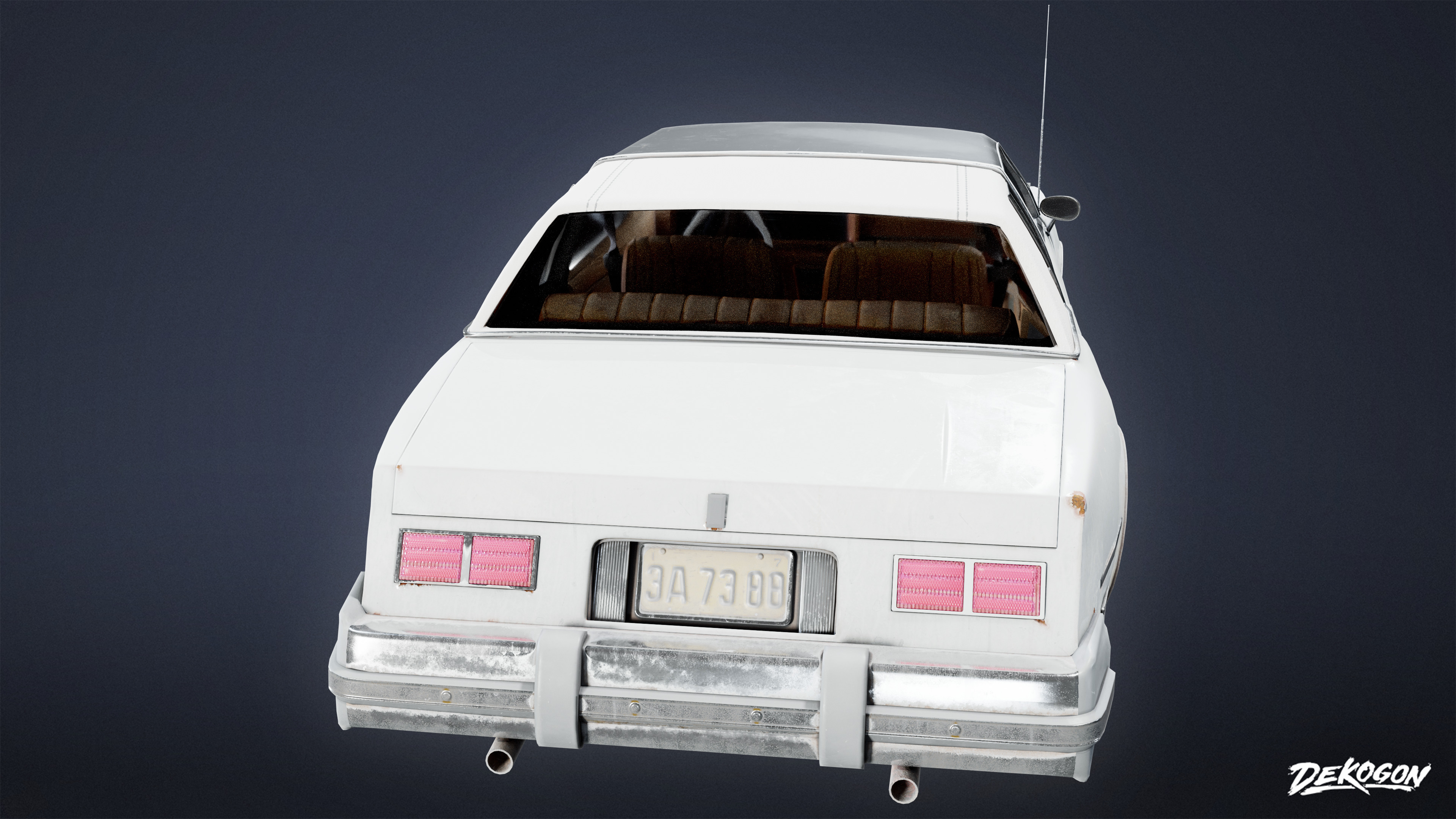 VEHICLES - Car 09 - LOW POLY Low-poly 3D model_4