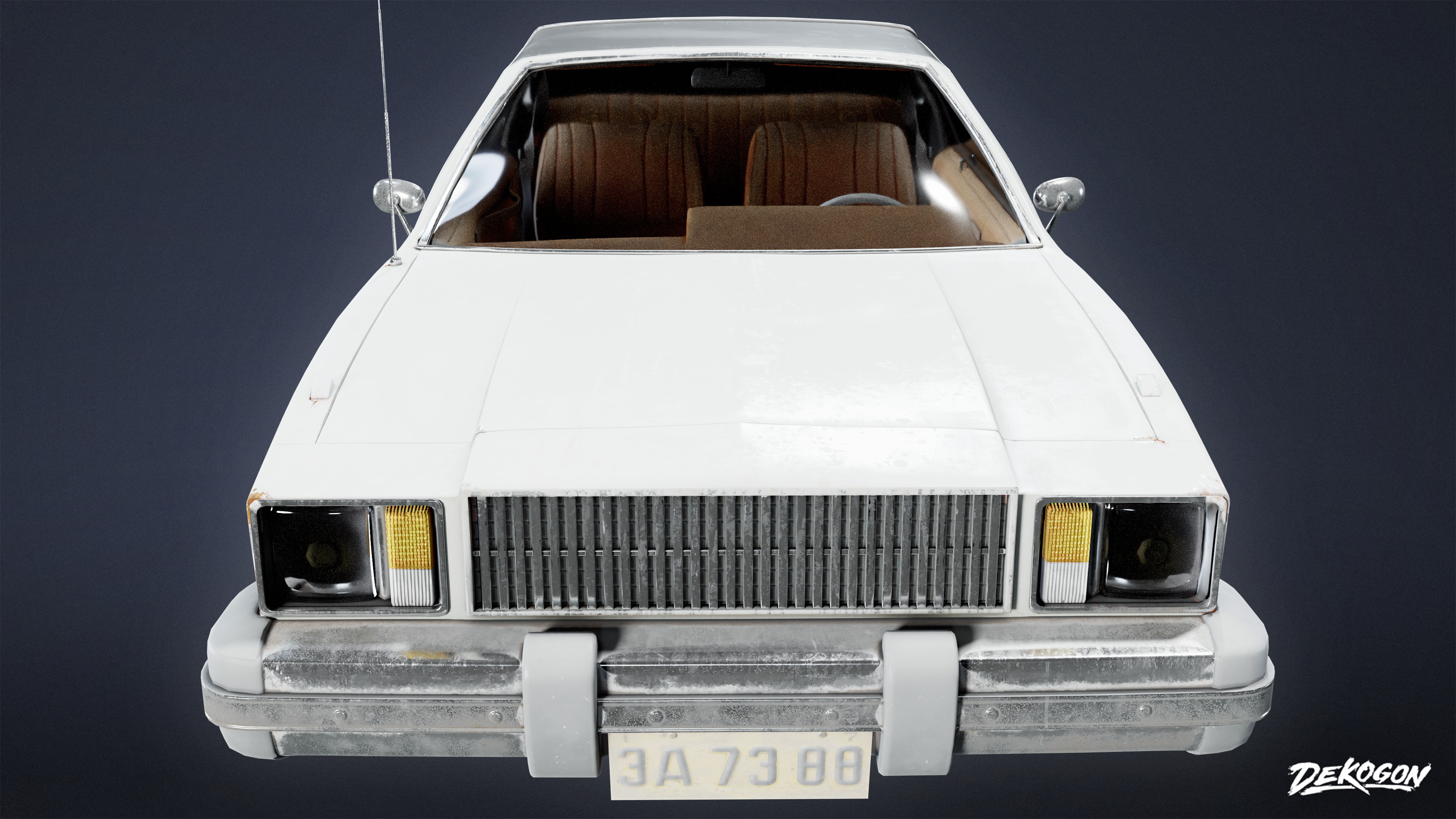 VEHICLES - Car 09 - LOW POLY Low-poly 3D model_2