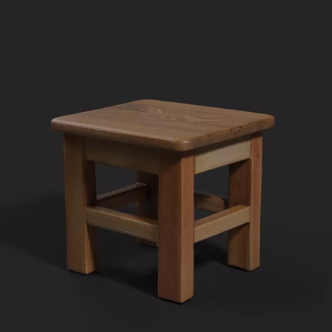 Small Bench 002 3D model