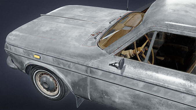 VEHICLES - Car 22 - LOW POLY Low-poly 3D model 6