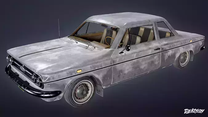 VEHICLES - Car 22 - LOW POLY Low-poly 3D model