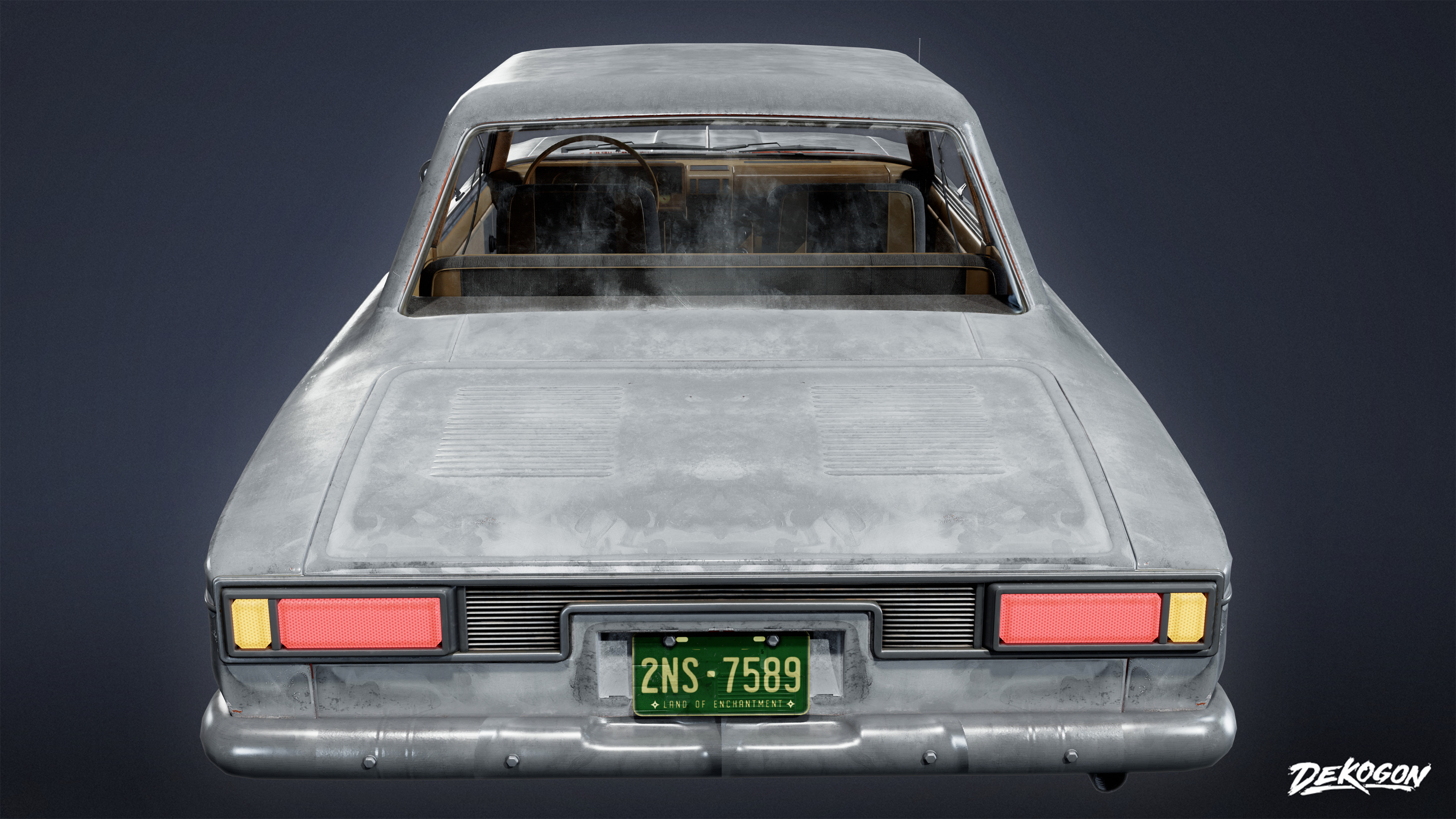 VEHICLES - Car 22 - LOW POLY Low-poly 3D model_4