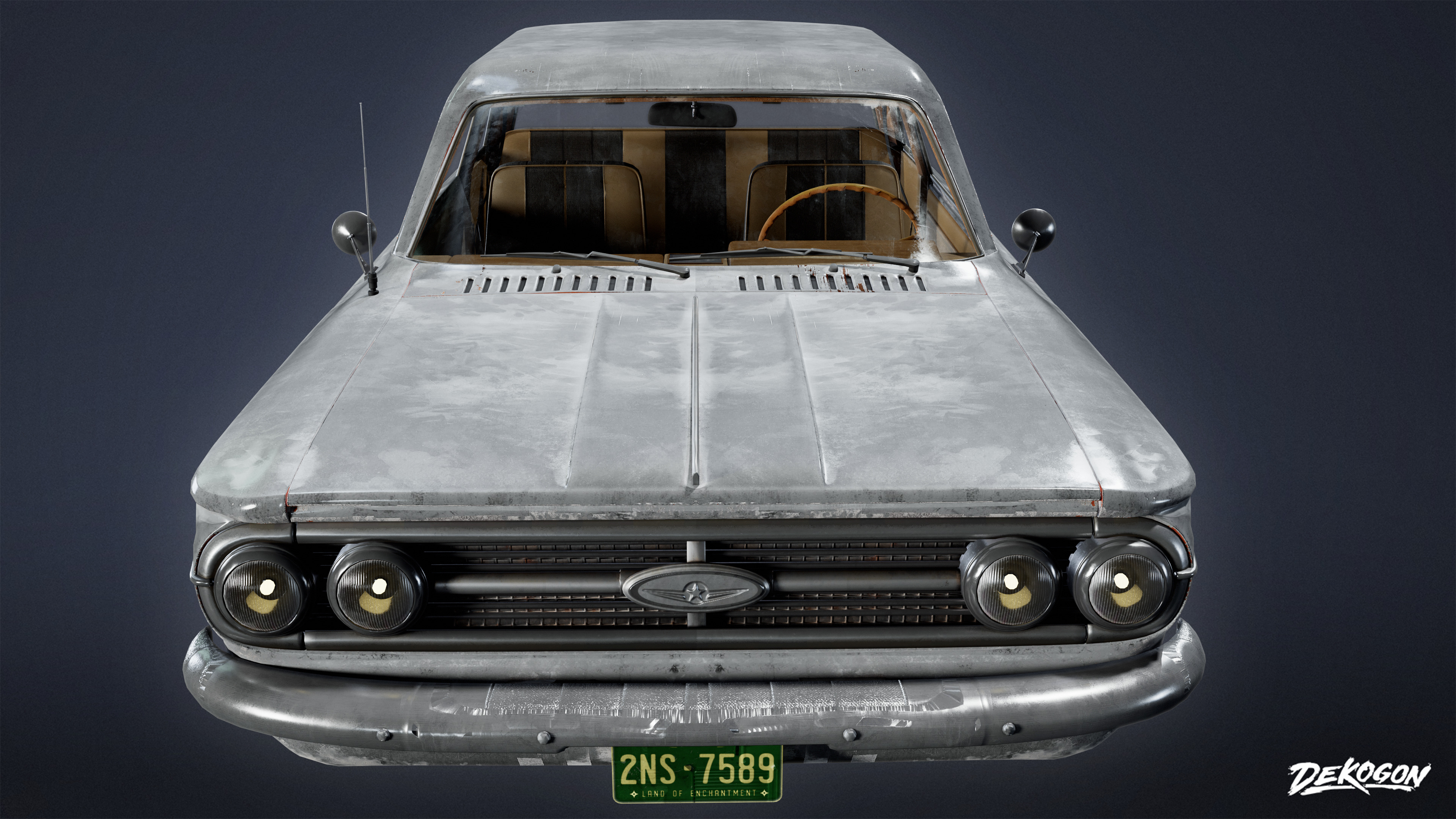 VEHICLES - Car 22 - LOW POLY Low-poly 3D model_2