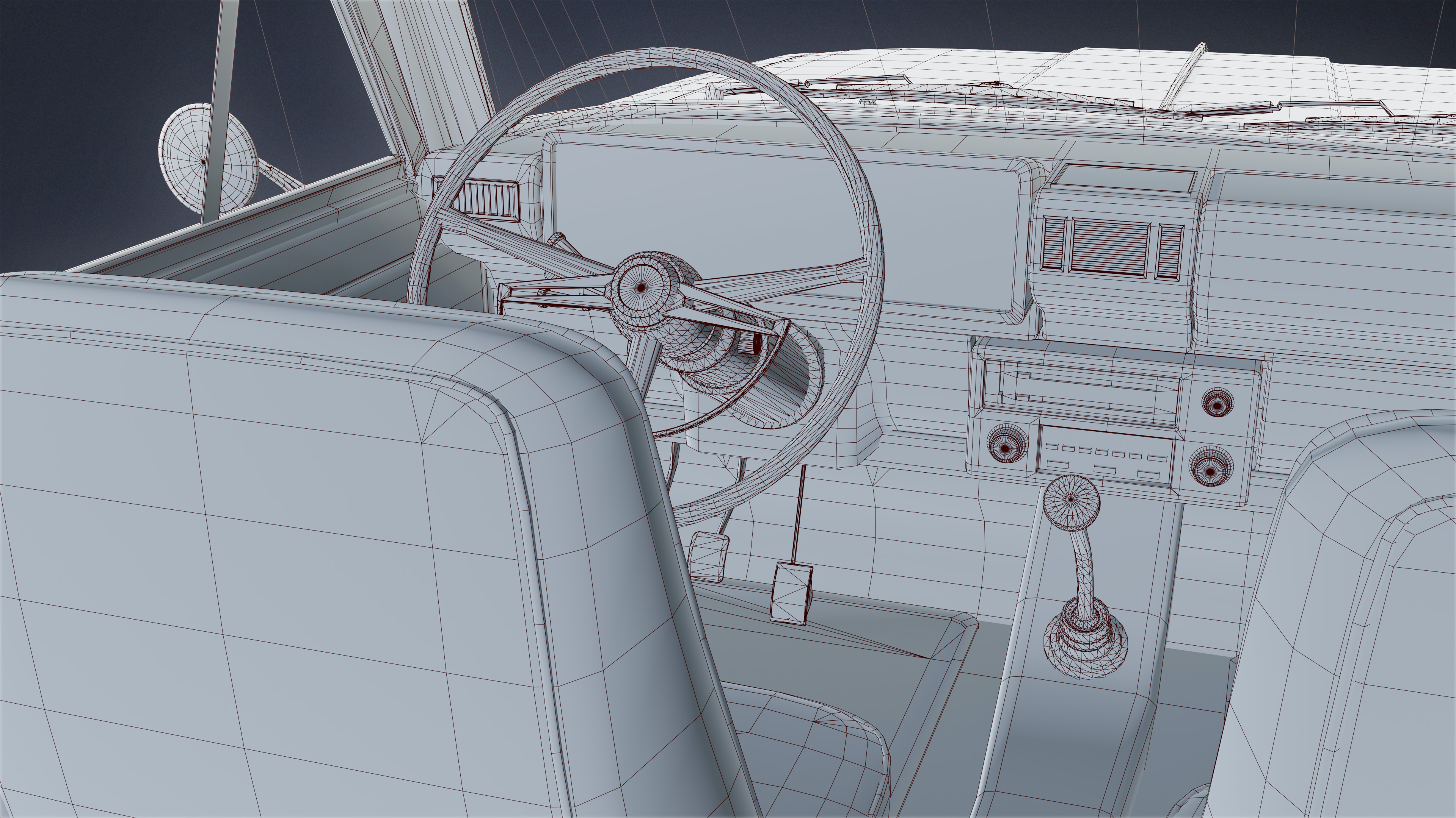 VEHICLES - Car 22 - LOW POLY Low-poly 3D model_7