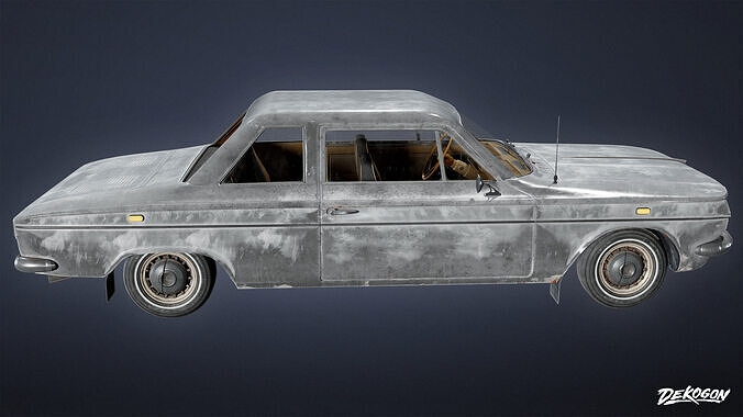 VEHICLES - Car 22 - LOW POLY Low-poly 3D model 4