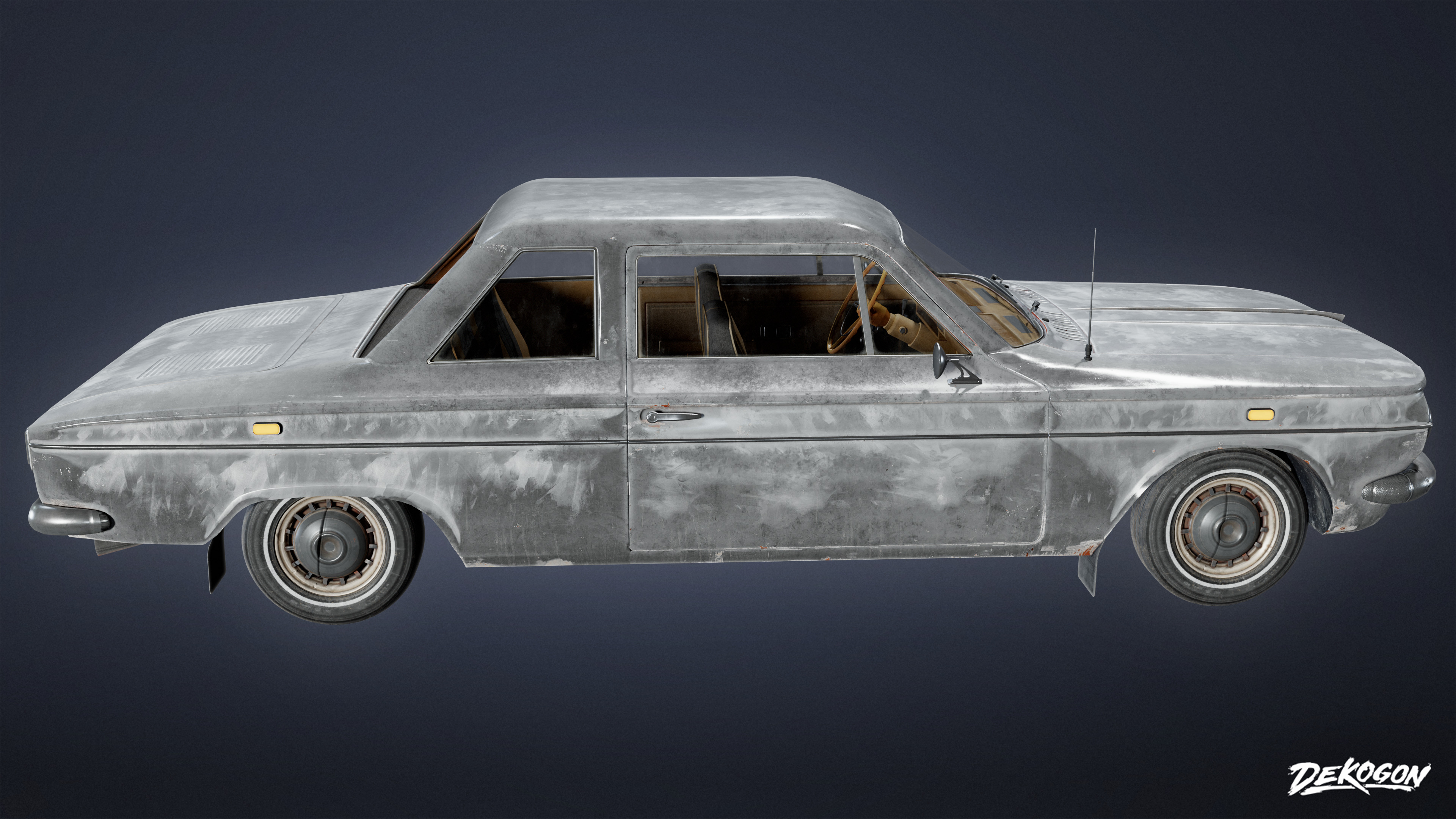 VEHICLES - Car 22 - LOW POLY Low-poly 3D model_3