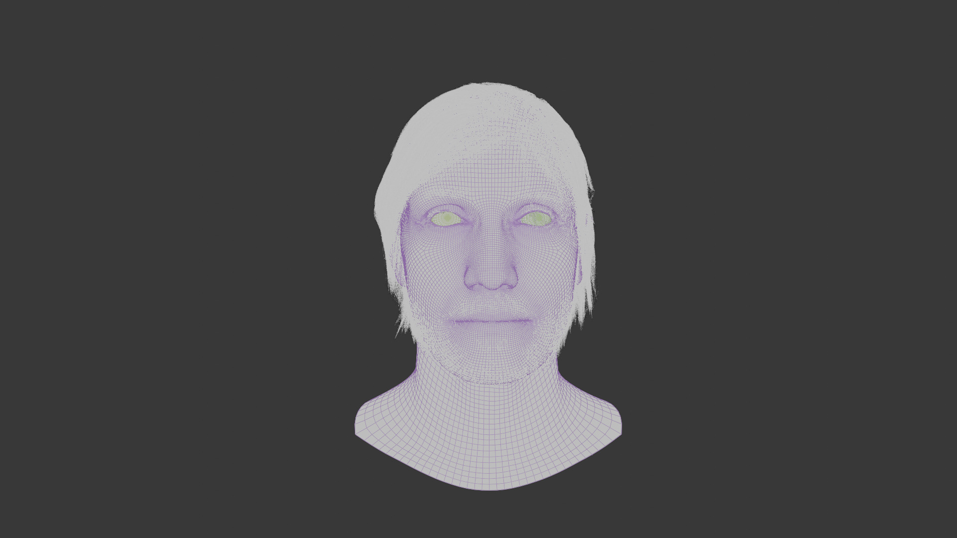 Male Head 3D model_8