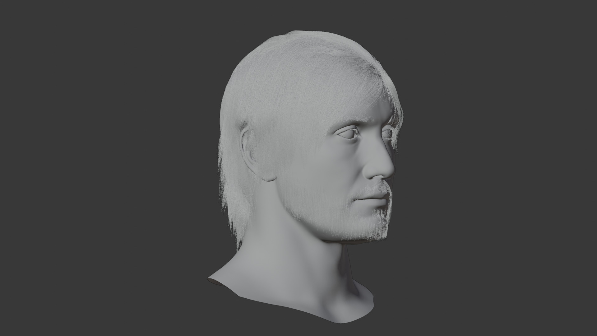 Male Head 3D model_25