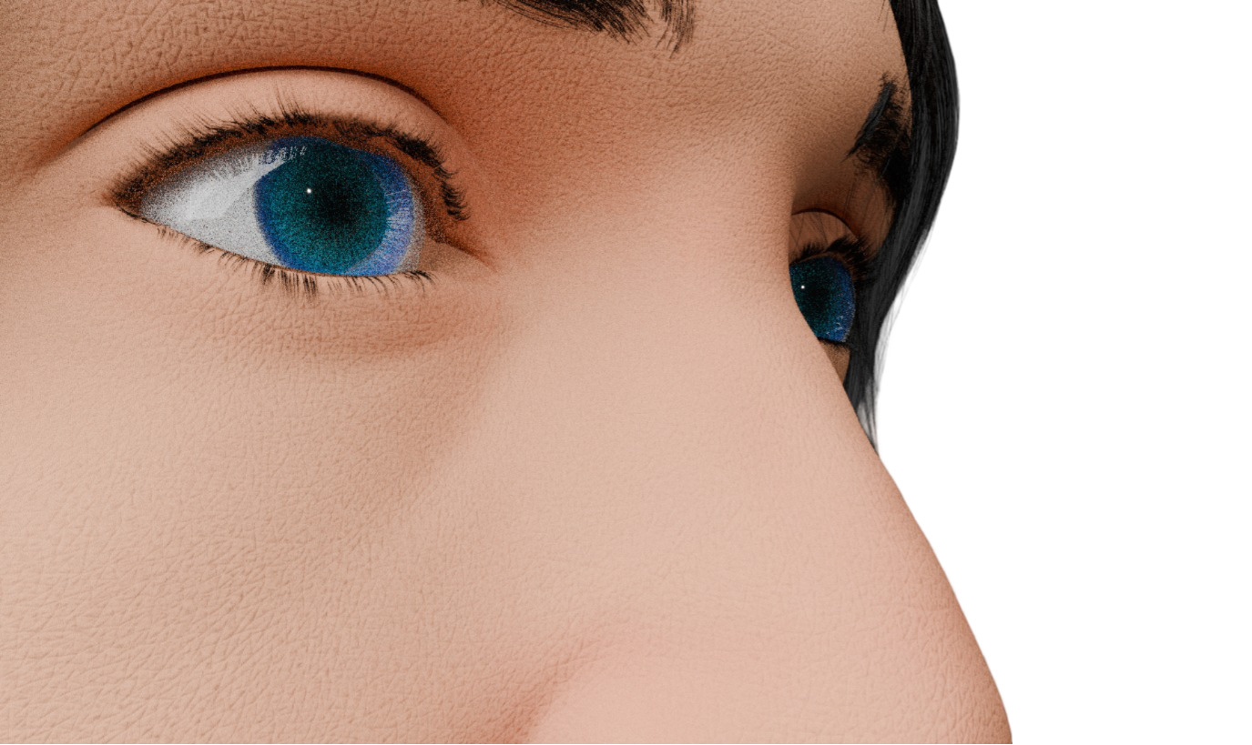 Male Head 3D model_1