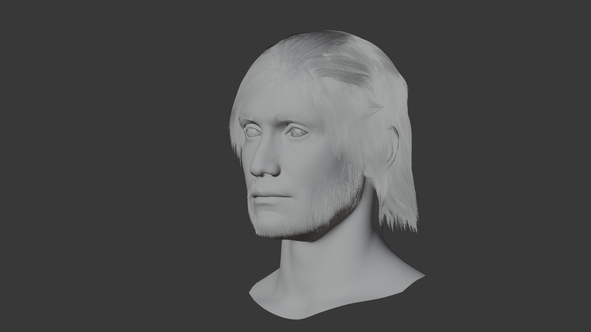 Male Head 3D model_7