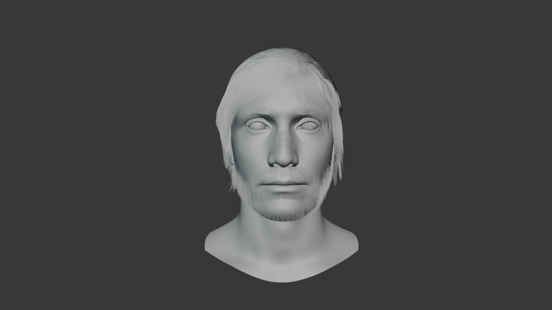 Male Head 3D model_31