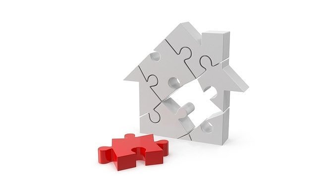 Home Puzzle Low-poly 3D model