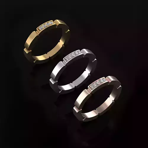 Wedding Bands 3D print model