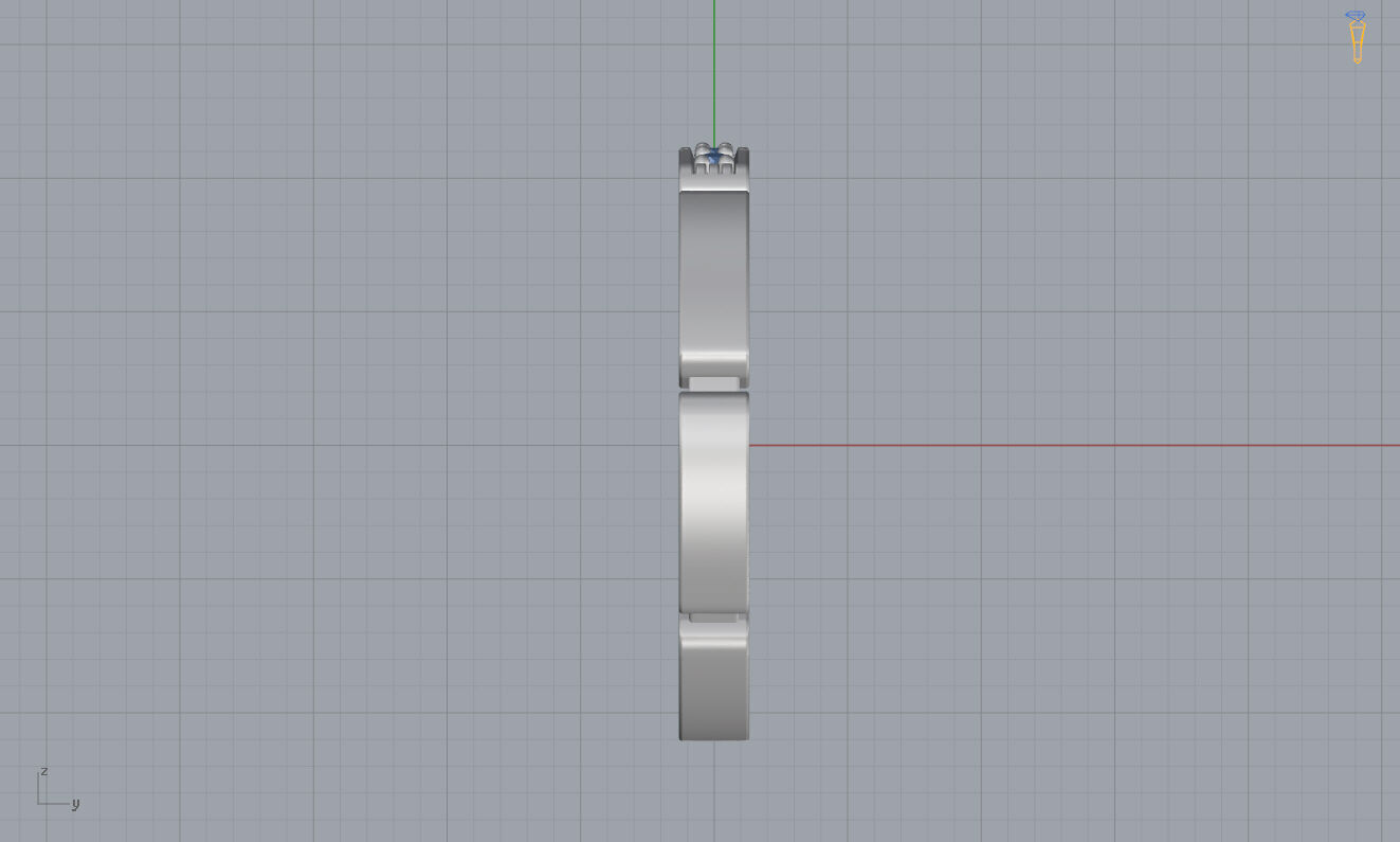 Wedding Bands 3D print model_9