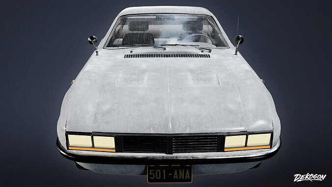 VEHICLES - Car 23 - LOW POLY Low-poly 3D model 3