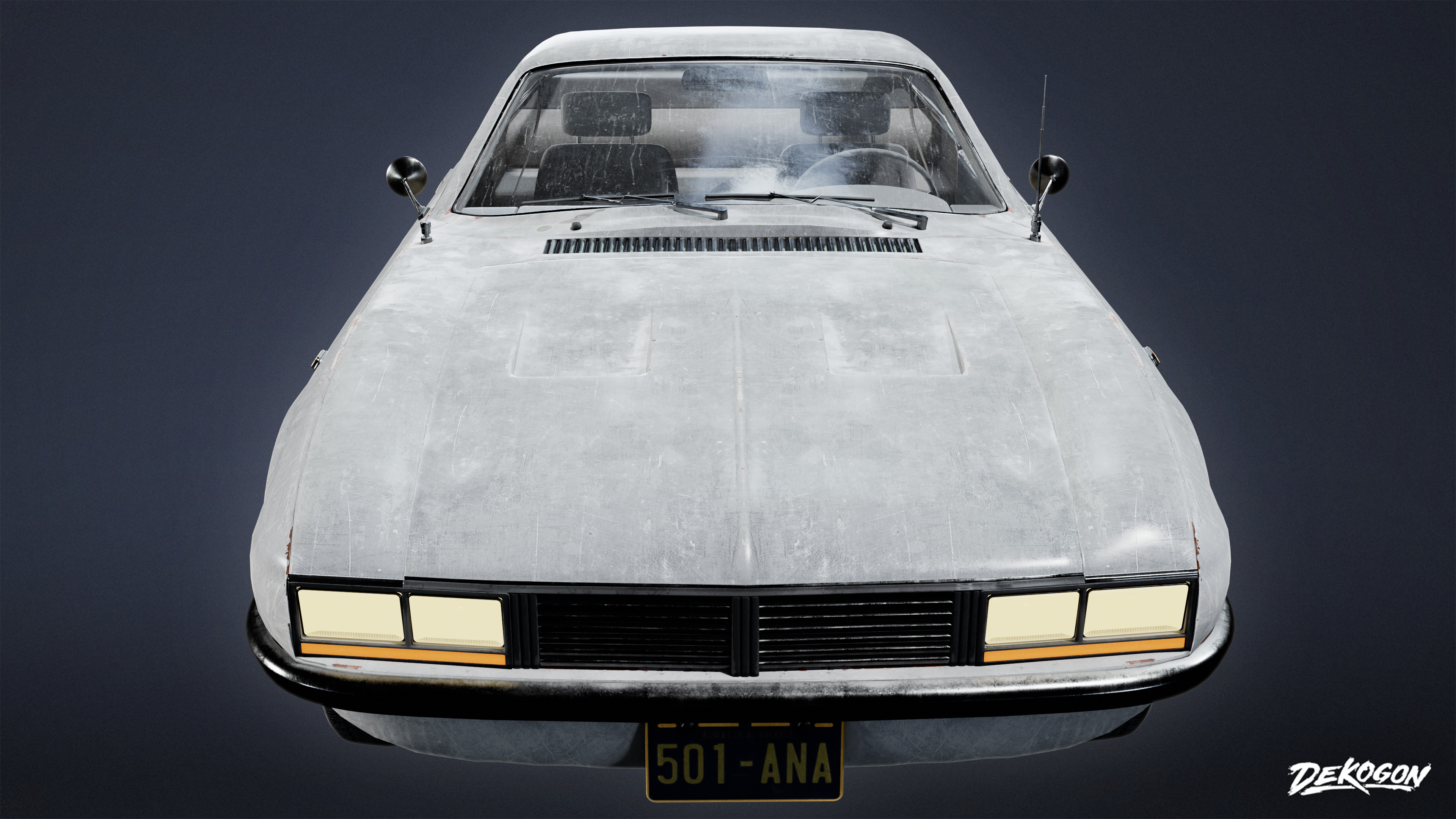 VEHICLES - Car 23 - LOW POLY Low-poly 3D model_2