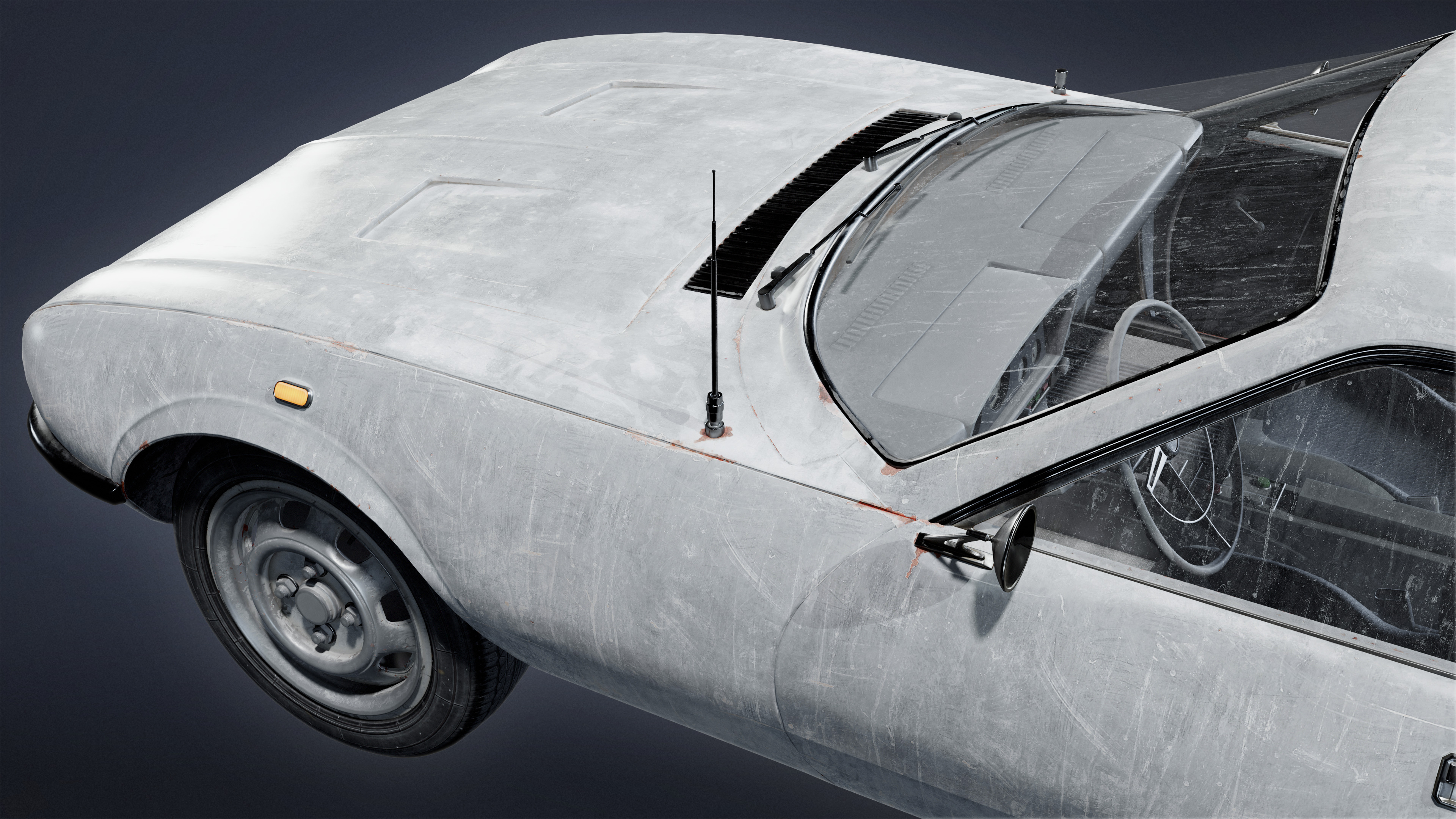 VEHICLES - Car 23 - LOW POLY Low-poly 3D model_5