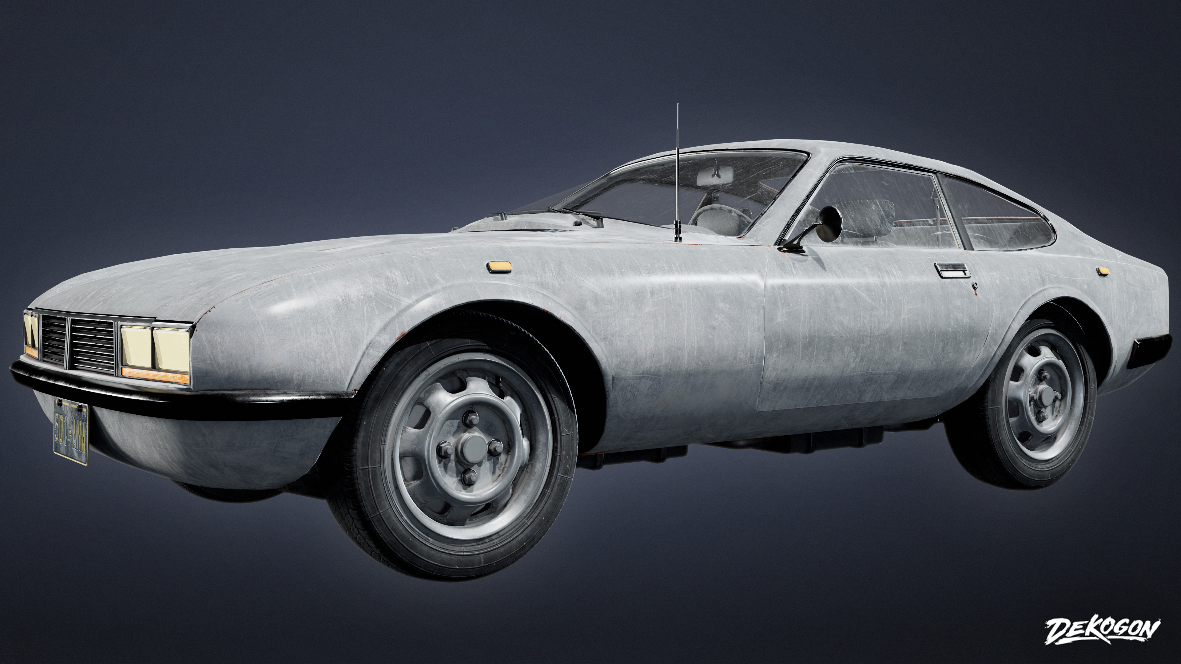 VEHICLES - Car 23 - LOW POLY Low-poly 3D model_1