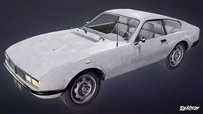 VEHICLES - Car 23 - LOW POLY Low-poly 3D model