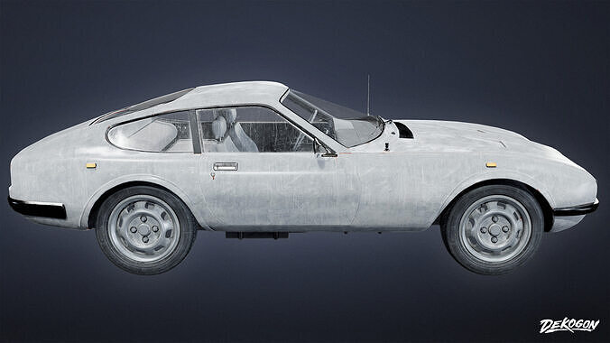 VEHICLES - Car 23 - LOW POLY Low-poly 3D model 4