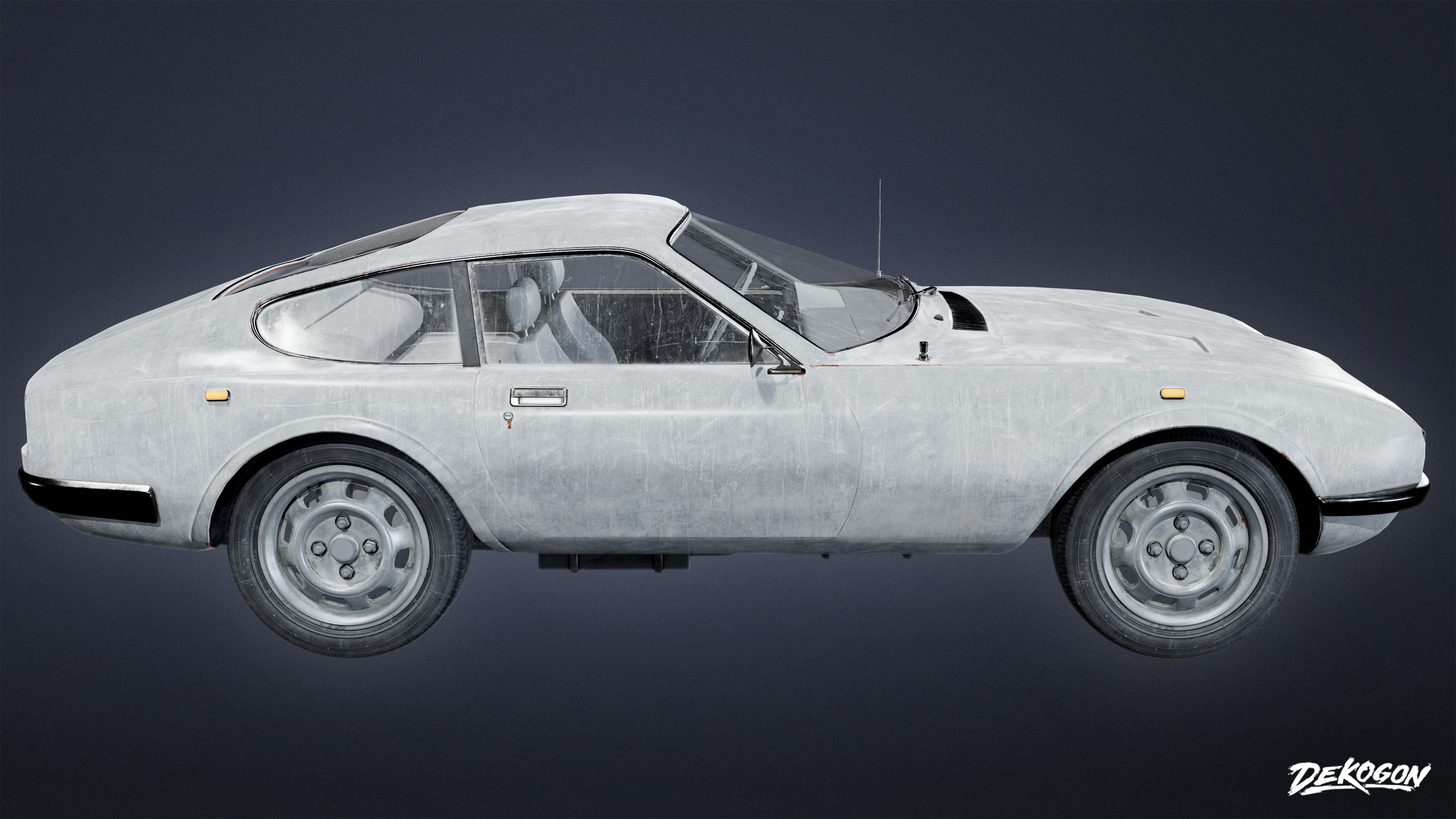 VEHICLES - Car 23 - LOW POLY Low-poly 3D model_3