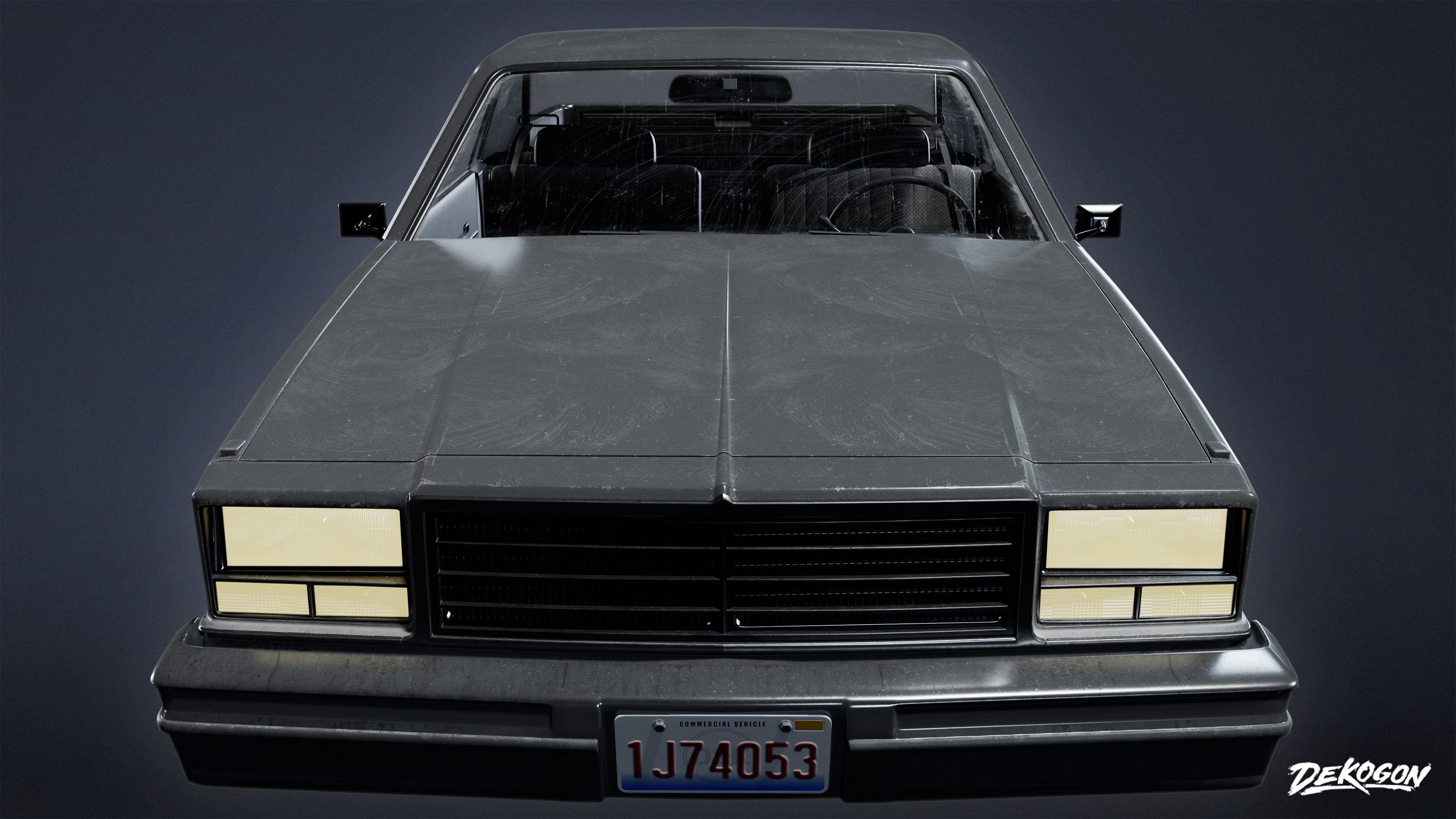 VEHICLES - Car 24 - LOW POLY Low-poly 3D model_2