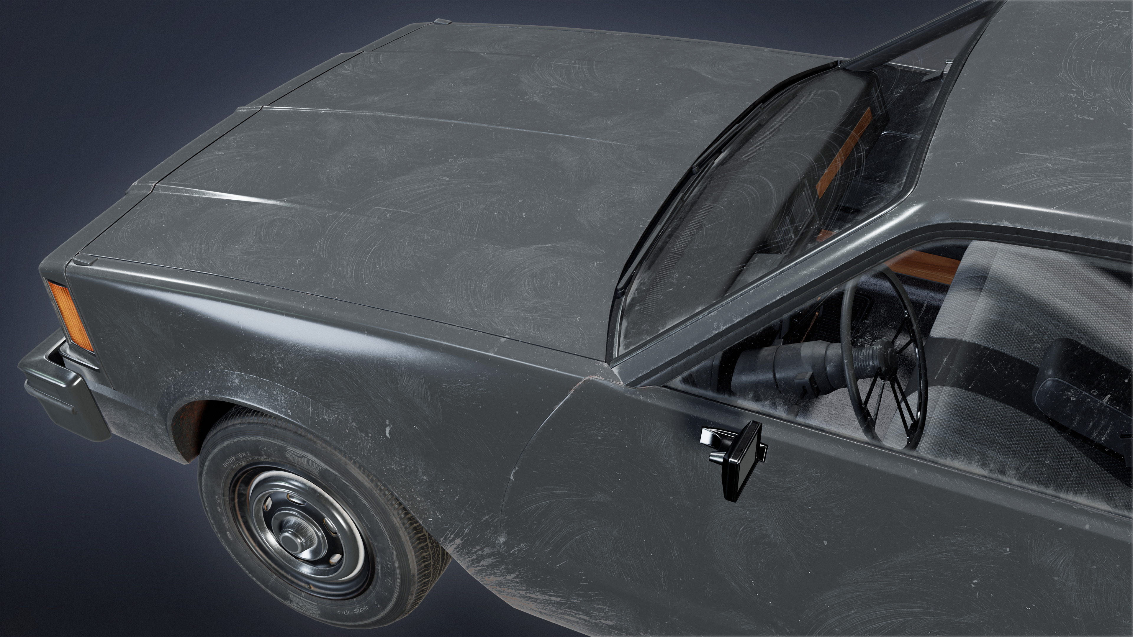 VEHICLES - Car 24 - LOW POLY Low-poly 3D model_5