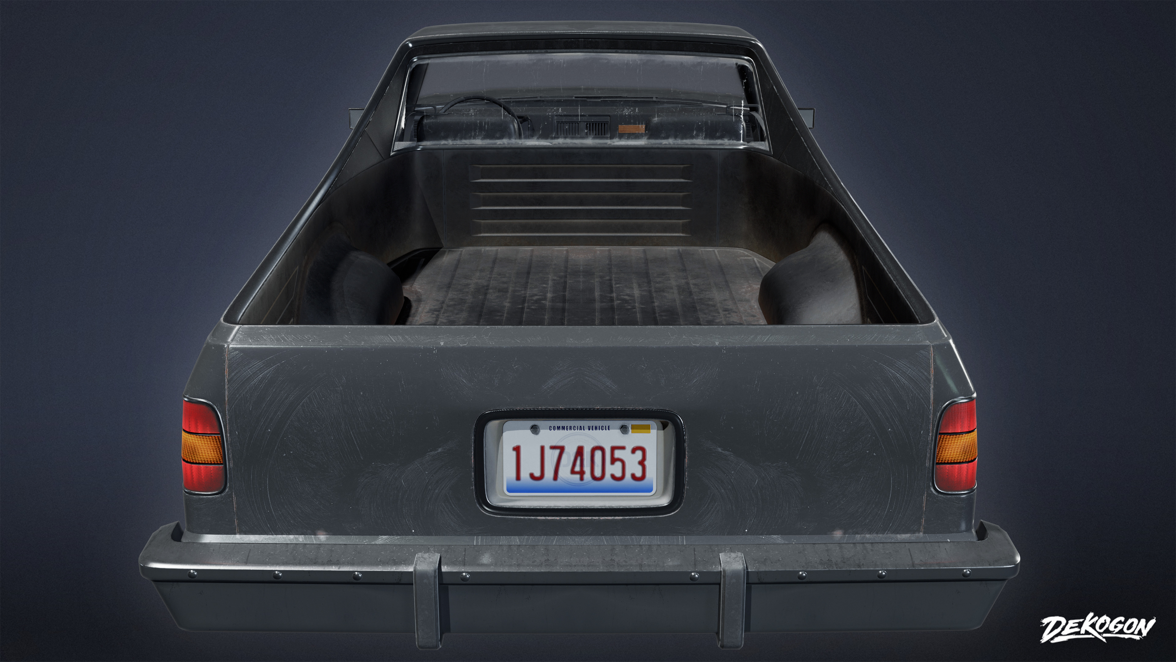 VEHICLES - Car 24 - LOW POLY Low-poly 3D model_4