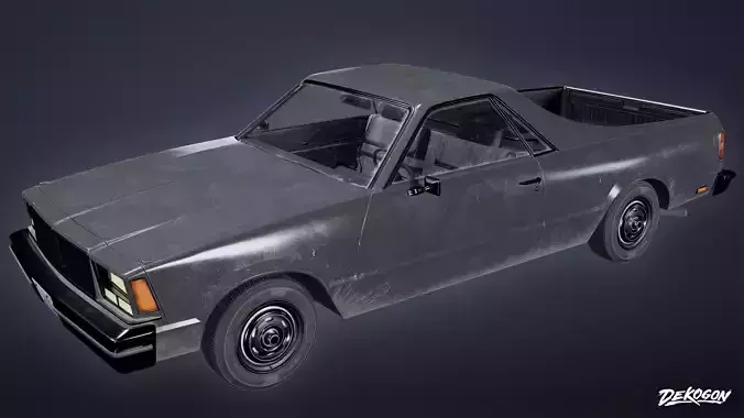 VEHICLES - Car 24 - LOW POLY Low-poly 3D model